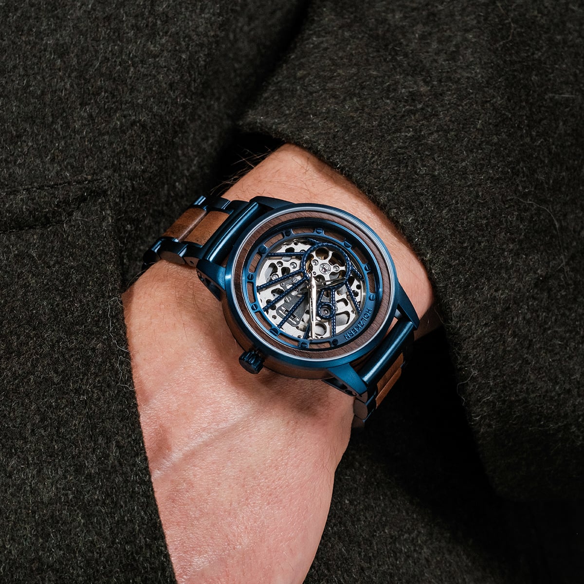 Cobalt (Walnuss/Blau)