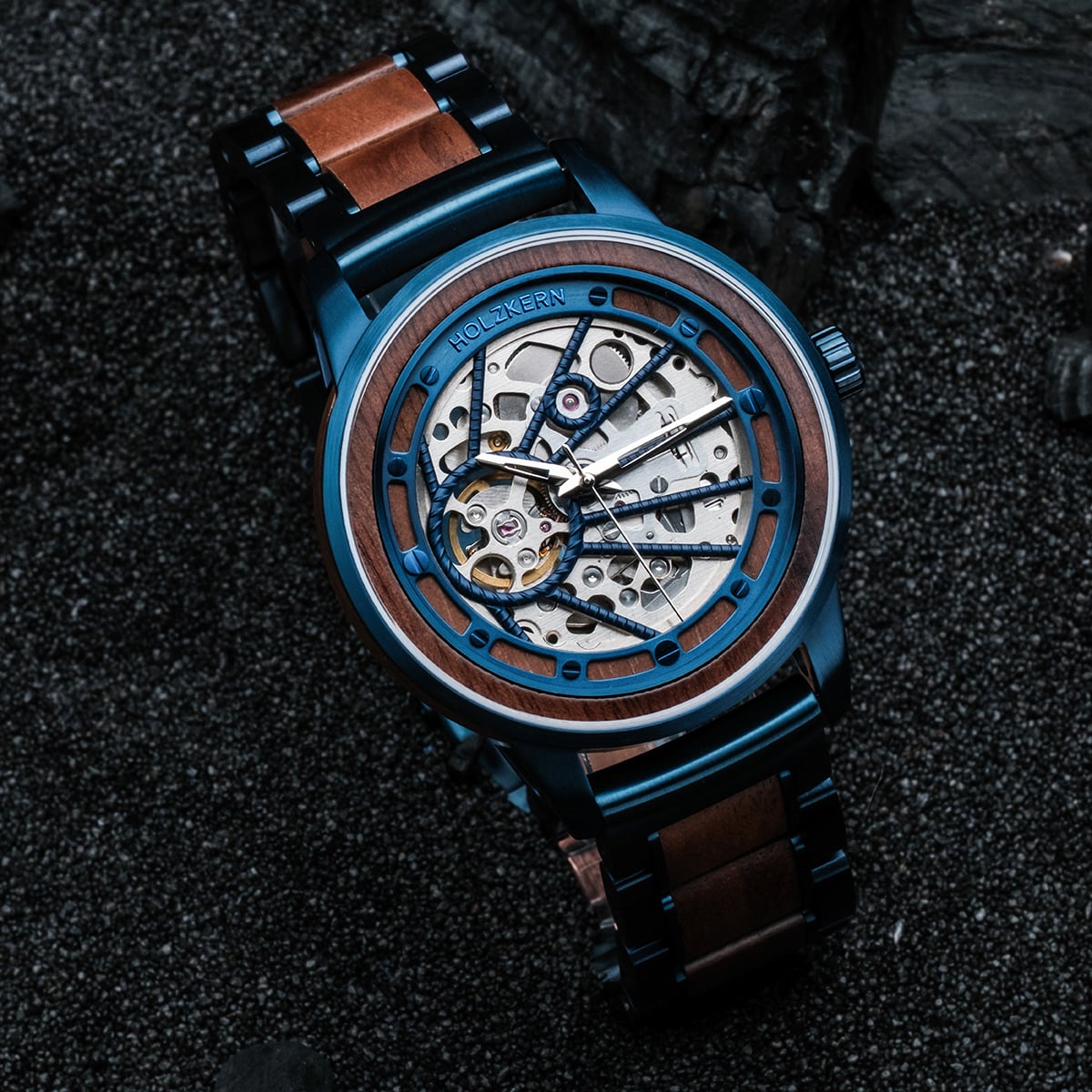 Cobalt (Walnuss/Blau)