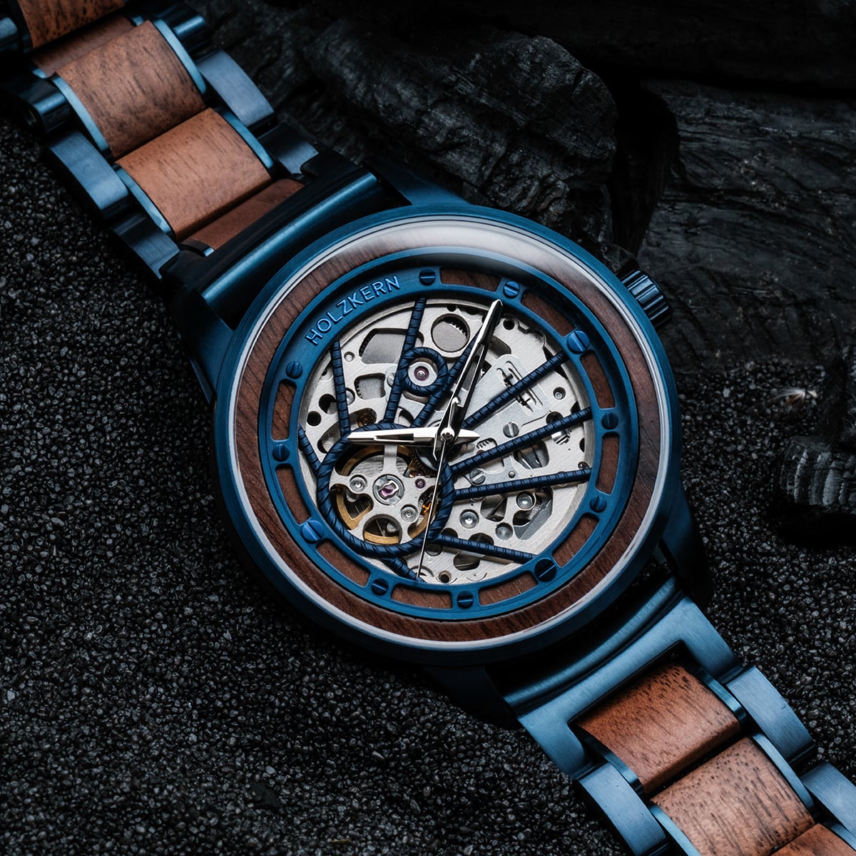 Cobalt (Walnuss/Blau)