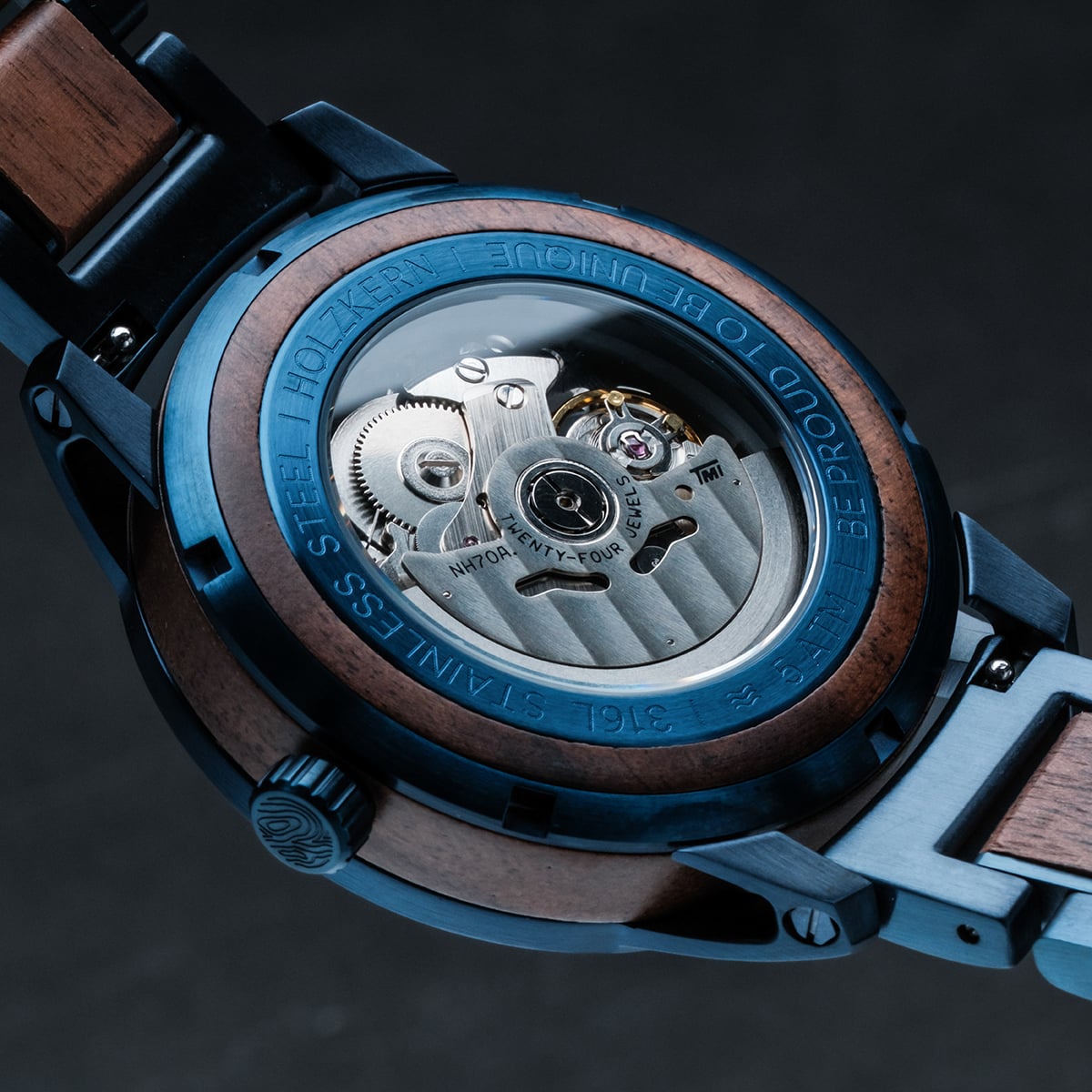 Cobalt (Walnuss/Blau)