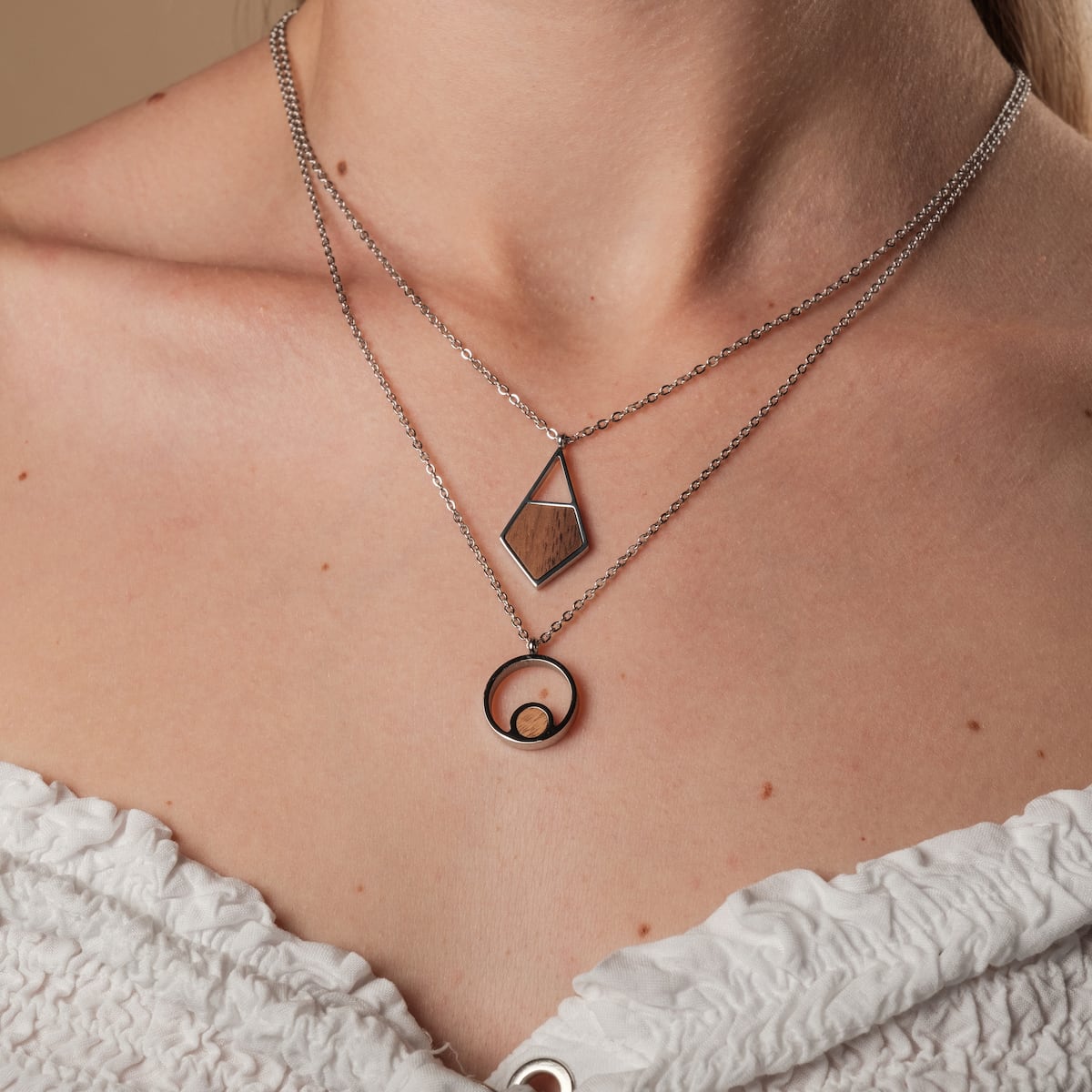 "Estensore di gioielli di jasciugamano", estensore di gioielli in argento, regolabile 4-8 cm, migliora la lunghezza e lo stile della collana.