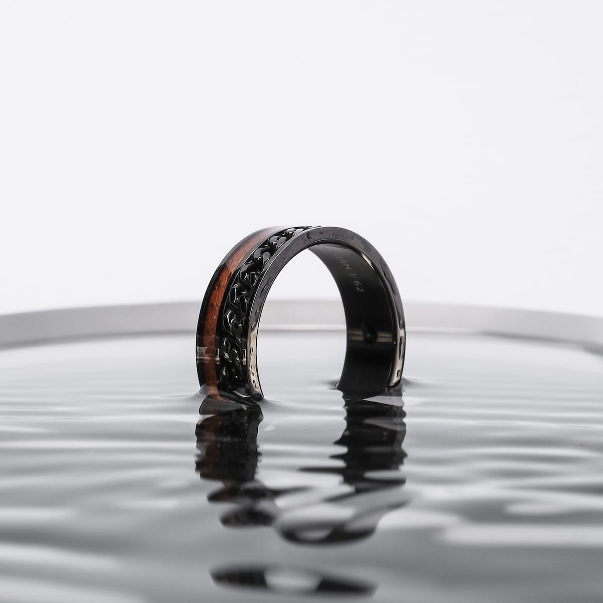 Anello Fractional (Koa/Grigio)