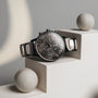 "Breezy, a sophisticated watch with a marble/ceramic design and modern aesthetic."