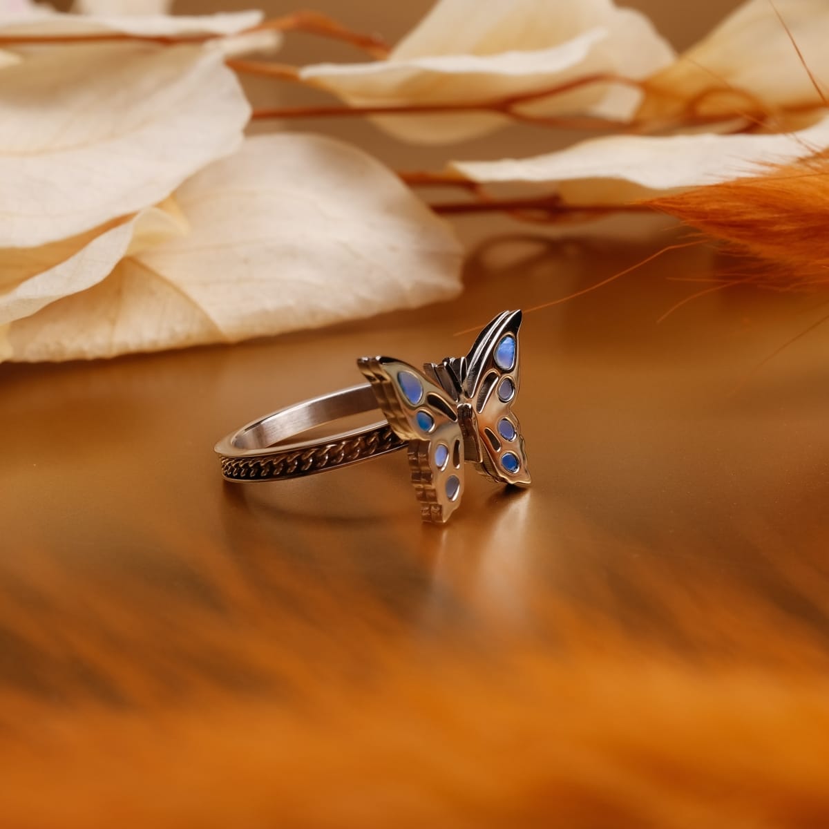 Fritillary Ring (Madre Di Perla/Argento)
