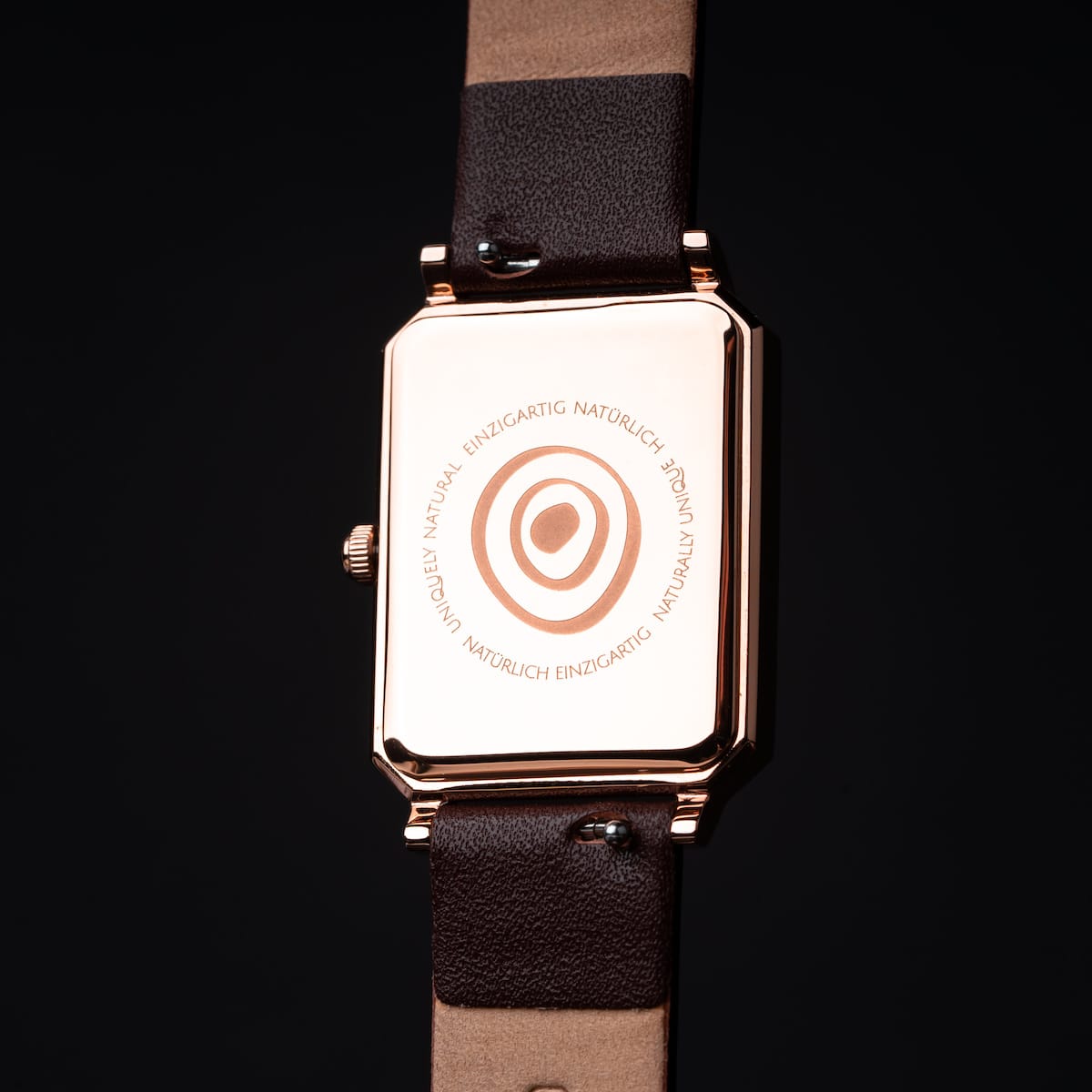 "Excellencia" watch featuring nacre and rose gold accents, elegant style.