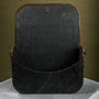 "Iveya VEGAN Black Slate bag featuring a sleek, vegan-friendly black slate design."