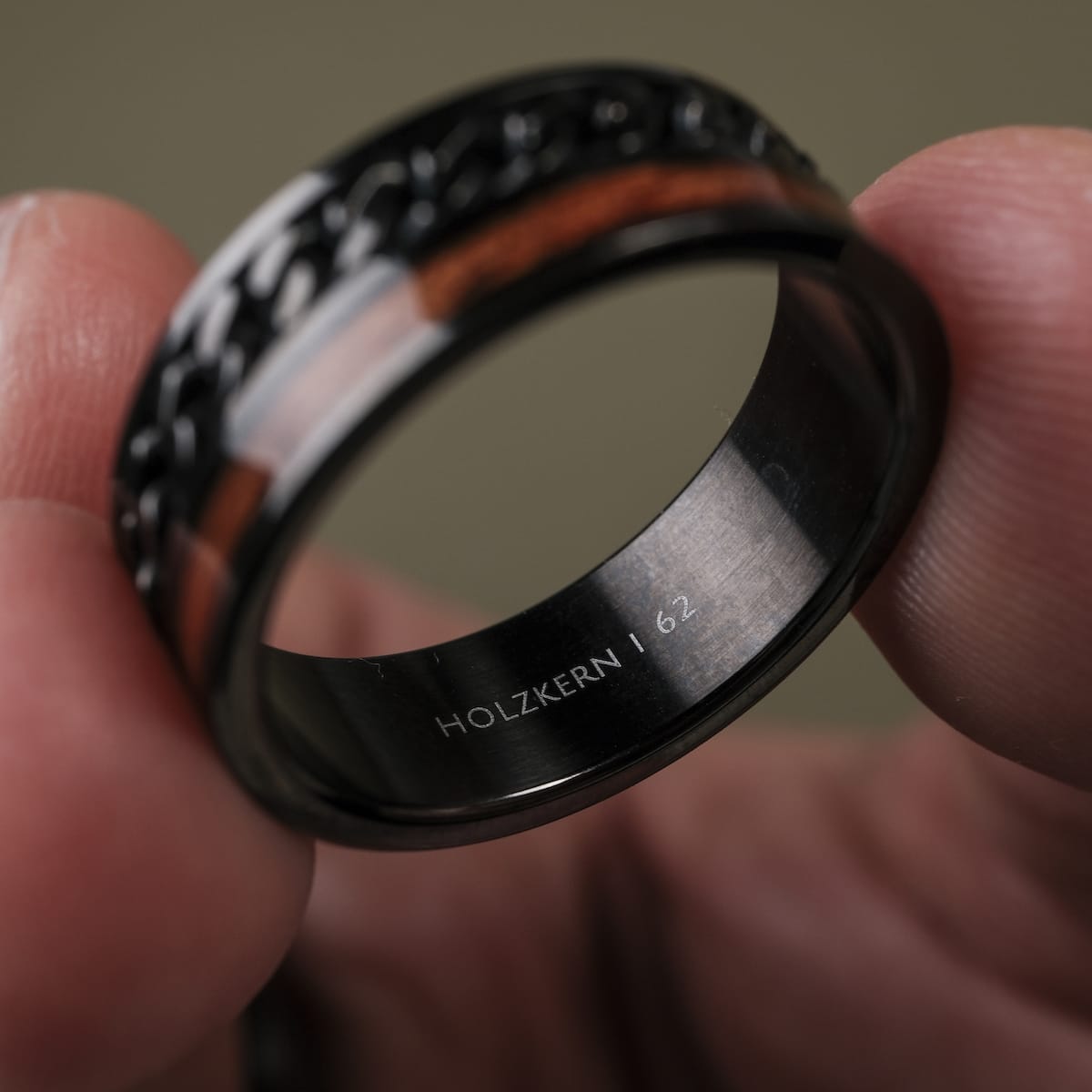 Anello Fractional (Koa/Grigio)