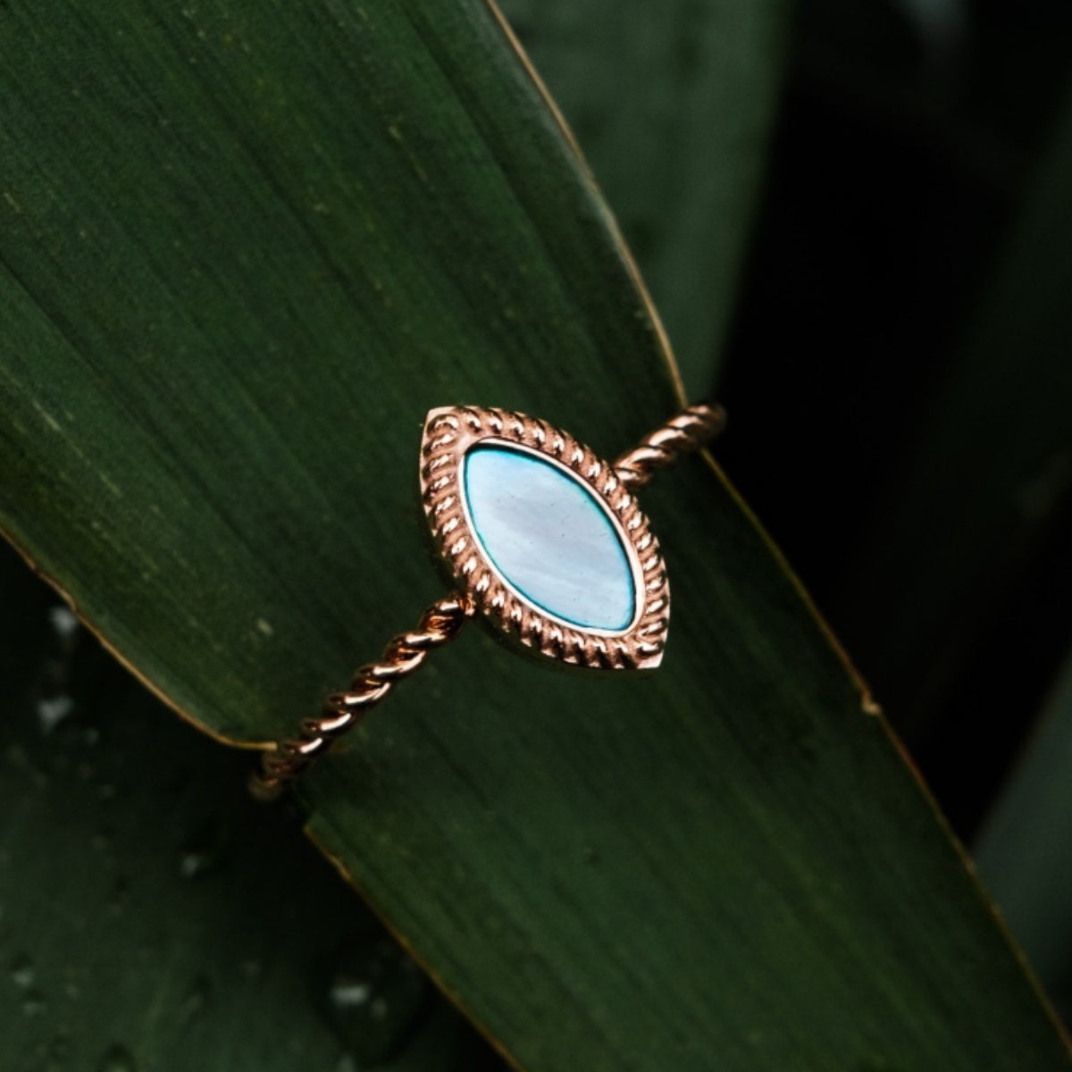 Anello Visual (Madreperla/Oro Rosa)
