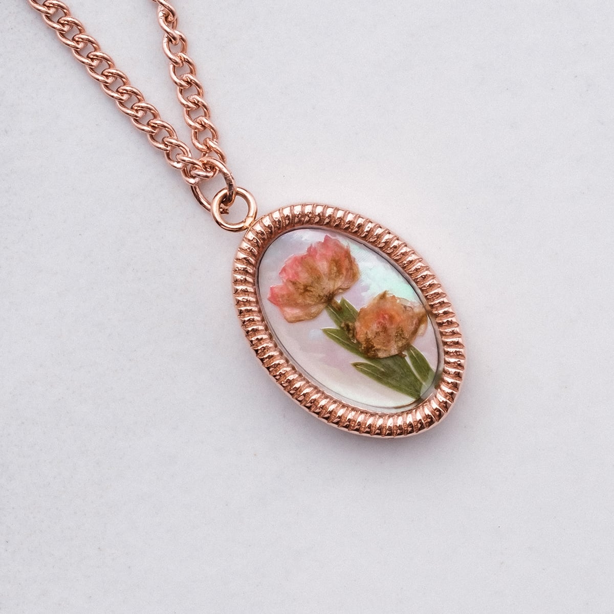 Collana Wildflower (Fiore/Oro Rosa)