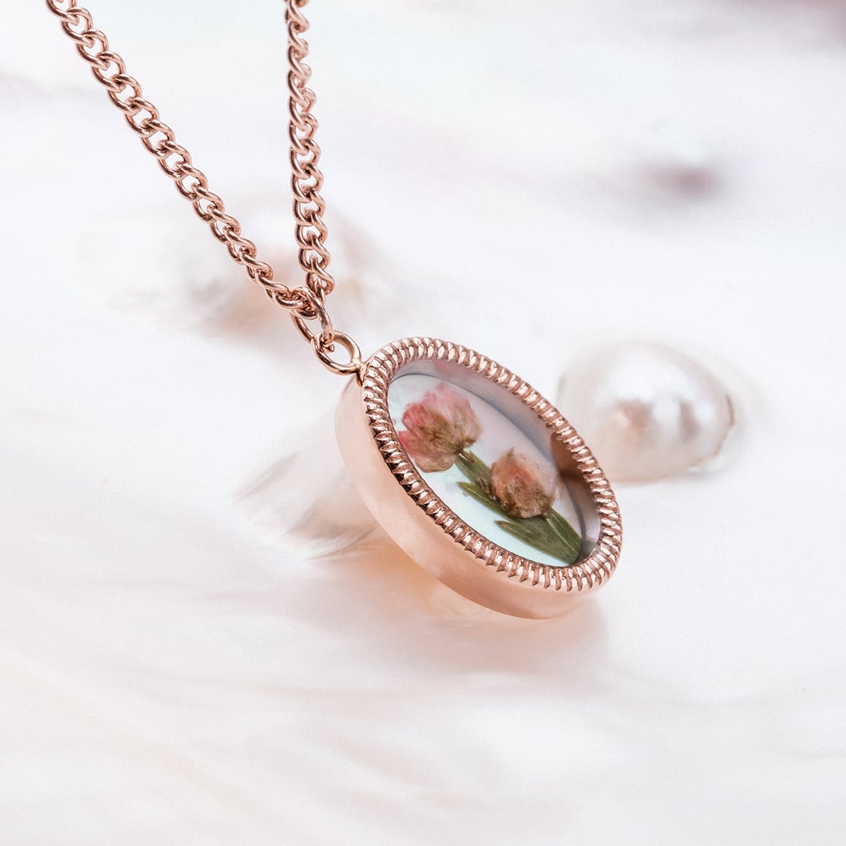 Collana Wildflower (Fiore/Oro Rosa)