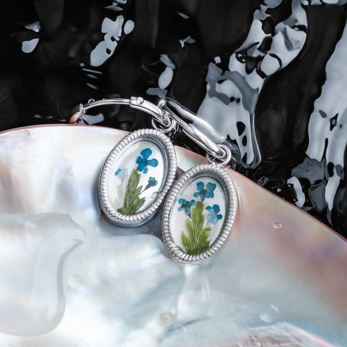 Orecchini Wildflower (Fiore/Argento)