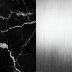 Silber – SchwarzerMarmor