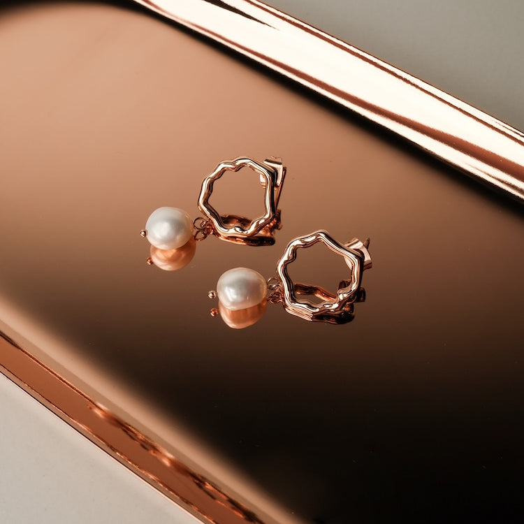 Rose gold-plated jewelry