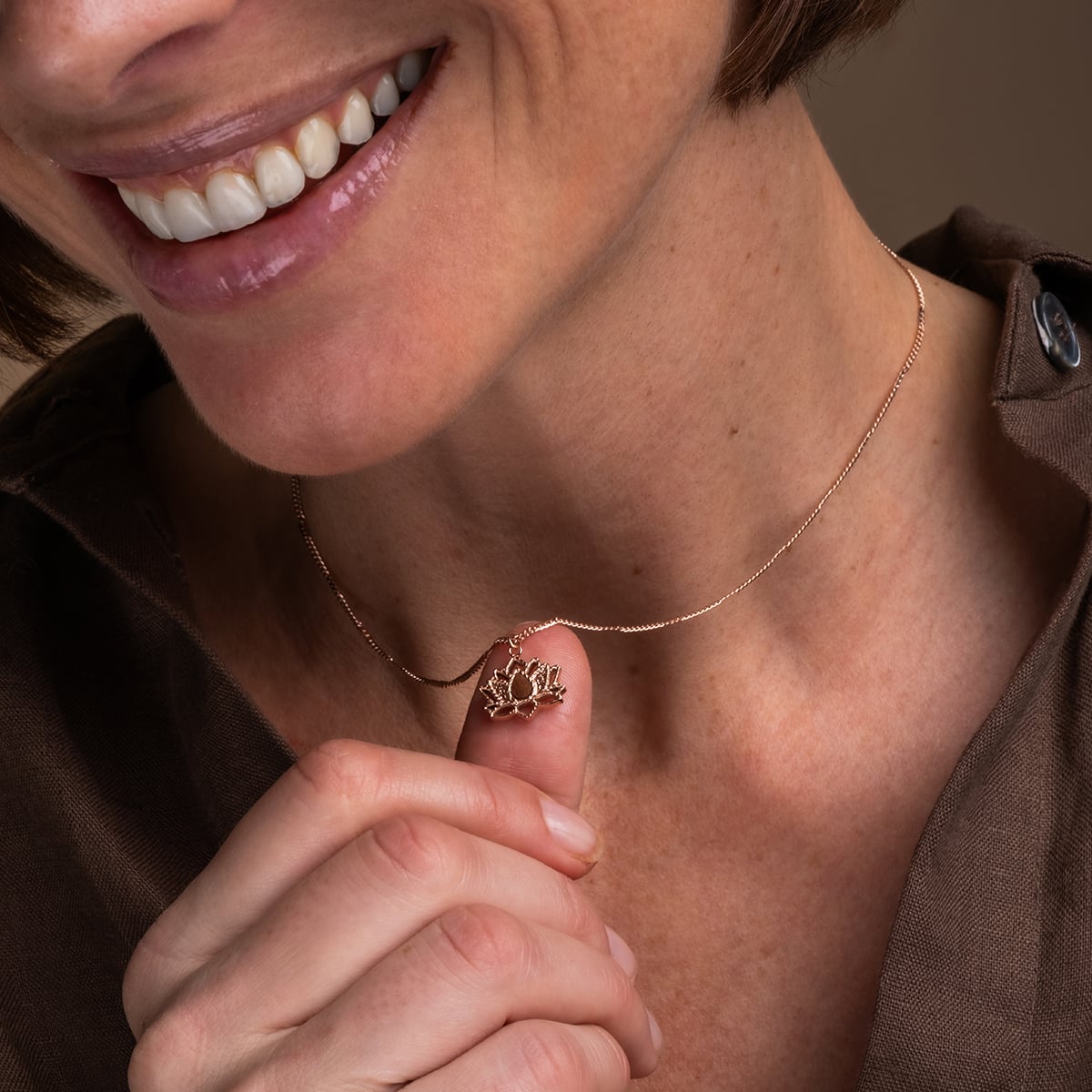 Collana Balance (Noce/Oro Rosa)