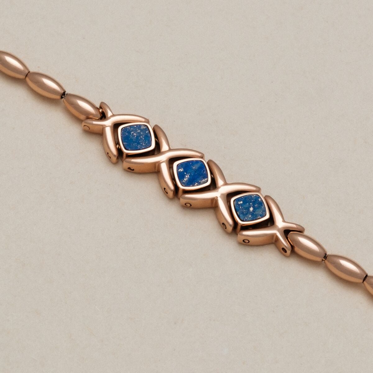 Mosaic Armband (Lapislazuli/Rosé) II