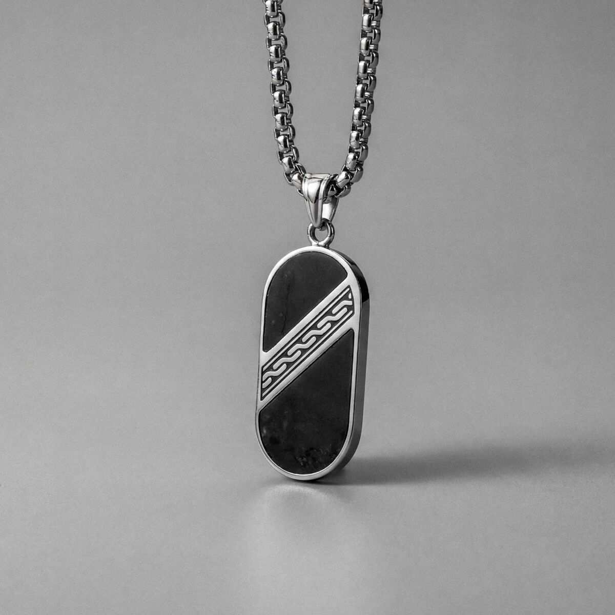 Collana Outlands (Ardesia/Argento)