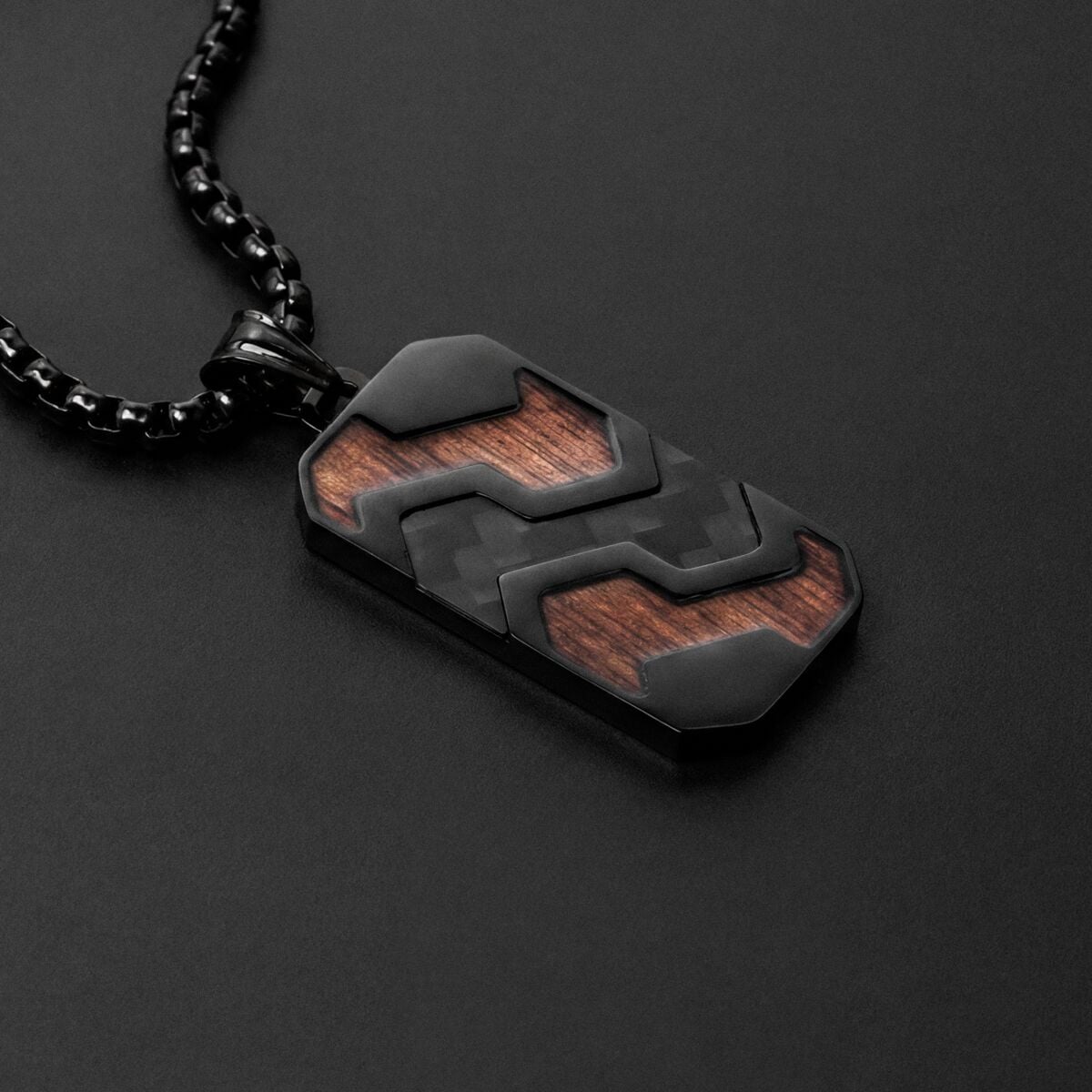 Outlands Halskette (Walnuss/Carbon)