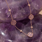 Midsommar Halskette (Amethyst/Rosé)