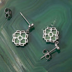 Midsommar Ohrringe (Achat/Silber)