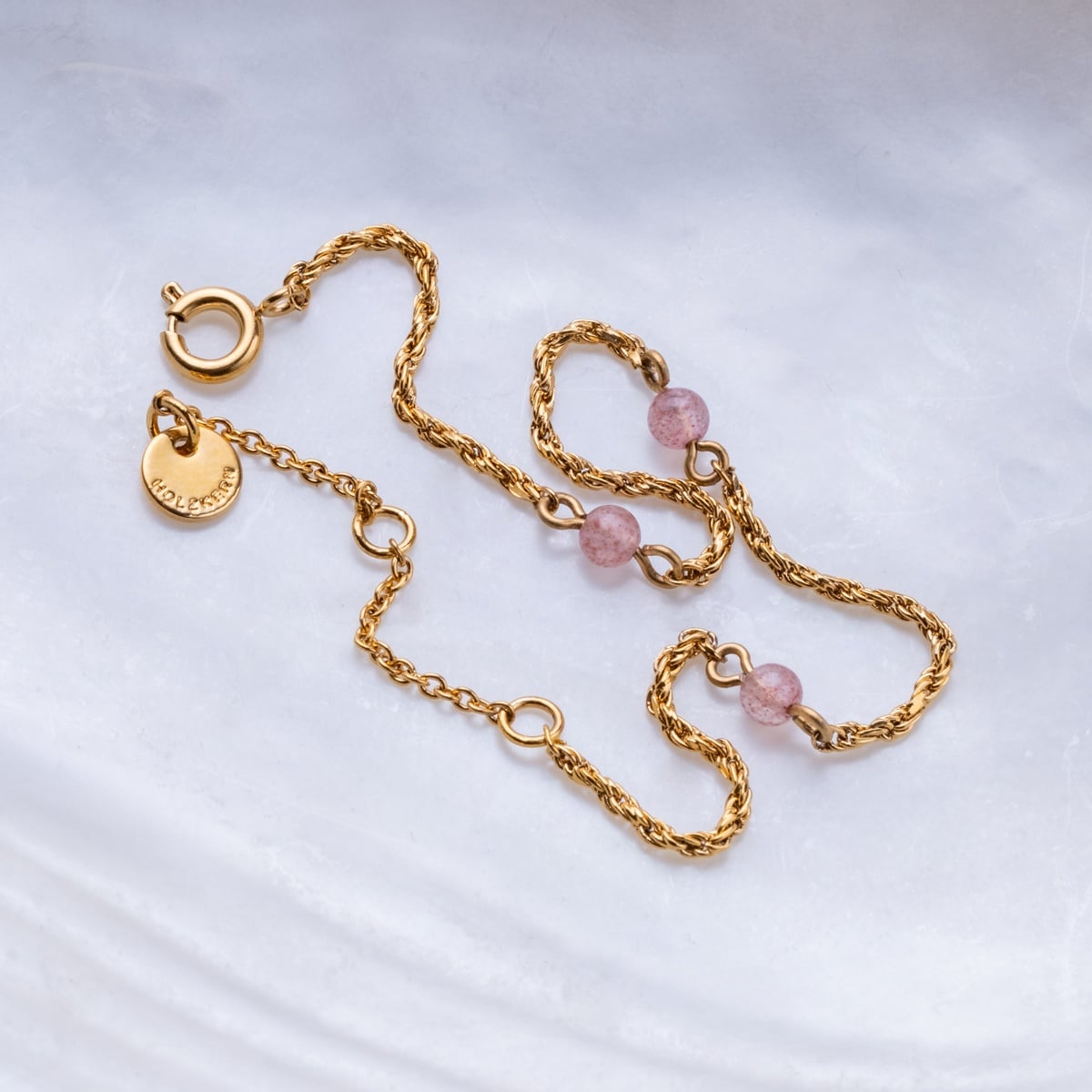 Dewdrops Armband (Sonnenstein/Gold)