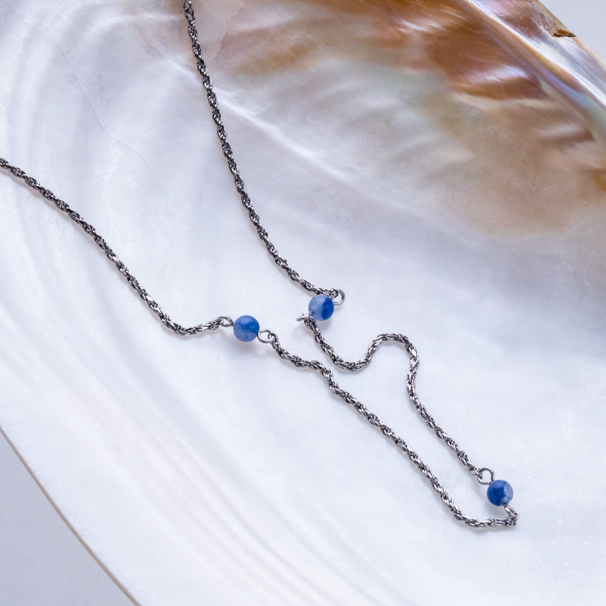 Collana Dewdrops (Avventurina/Argento)