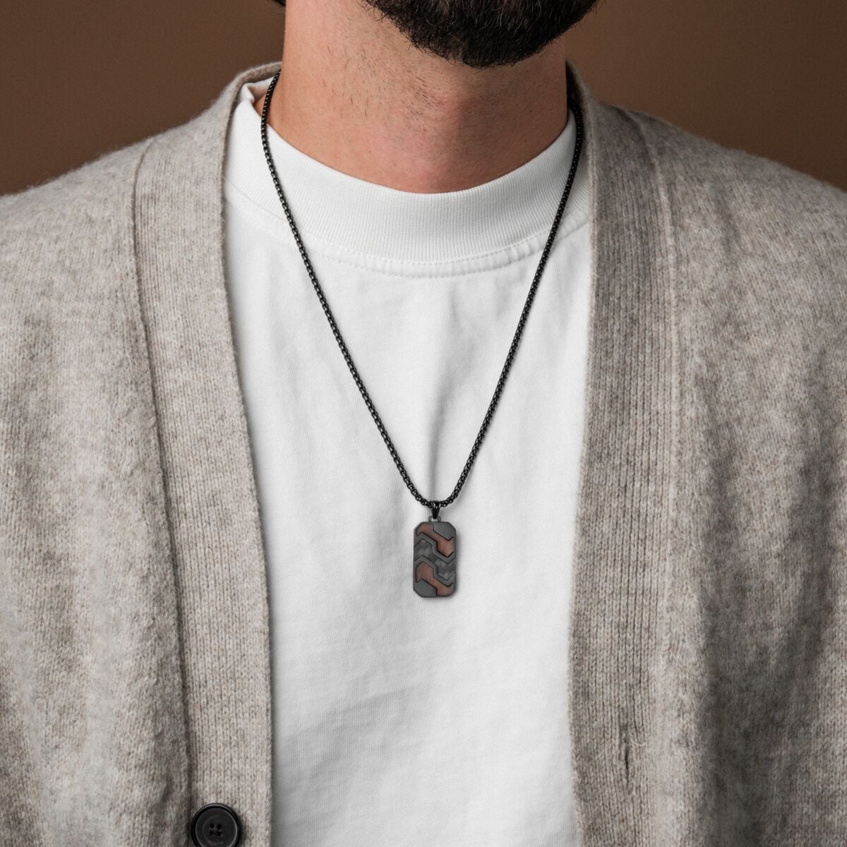 Collana Outlands (Noce/Carbonio)