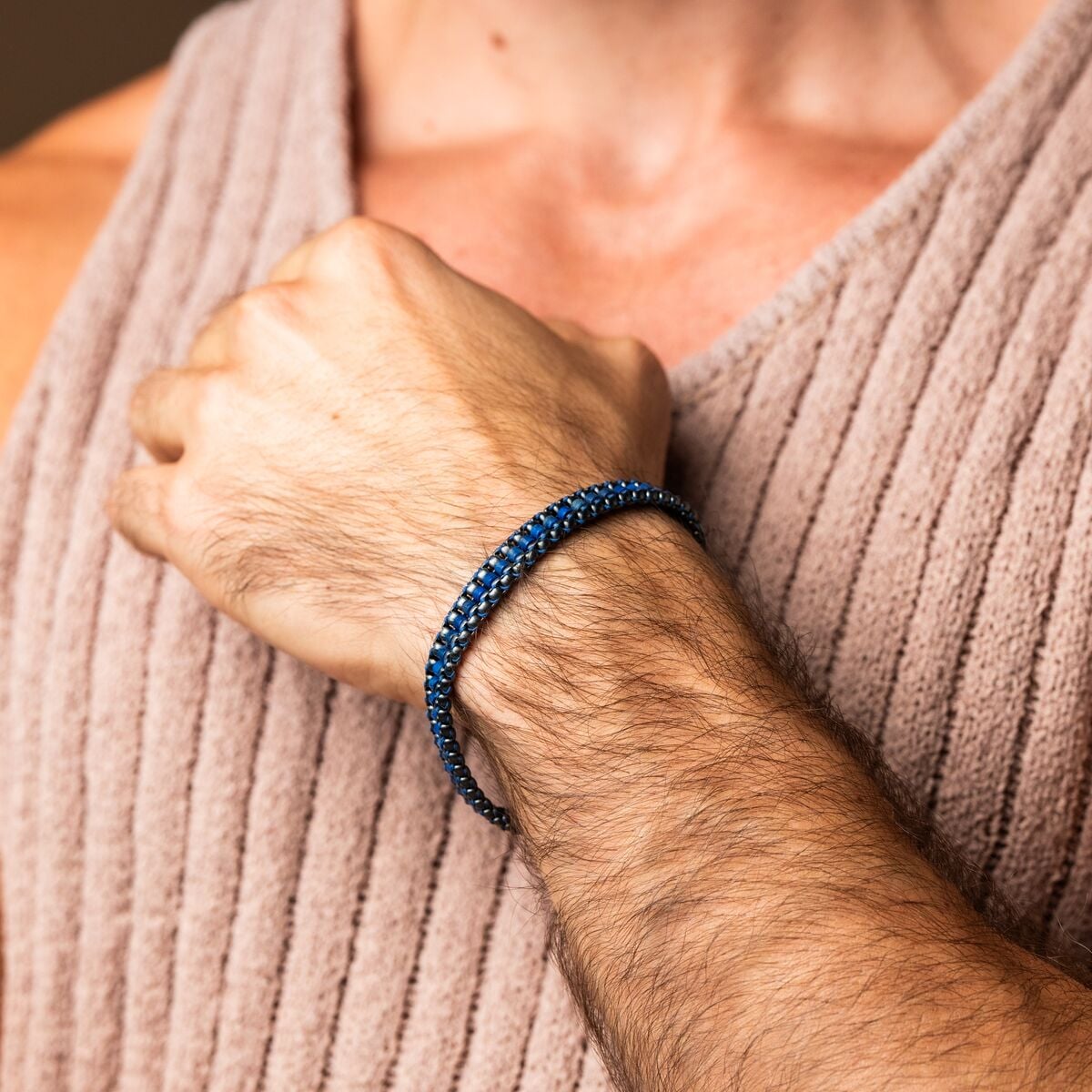 Offroad Armband (Lapislazuli/Grau)