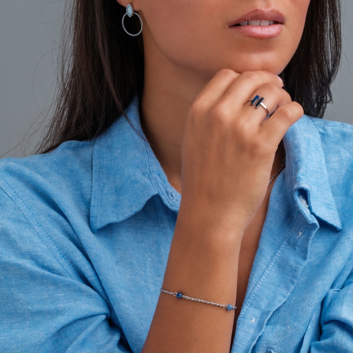 Bracciale Dewdrops (Avventurina/Argento)