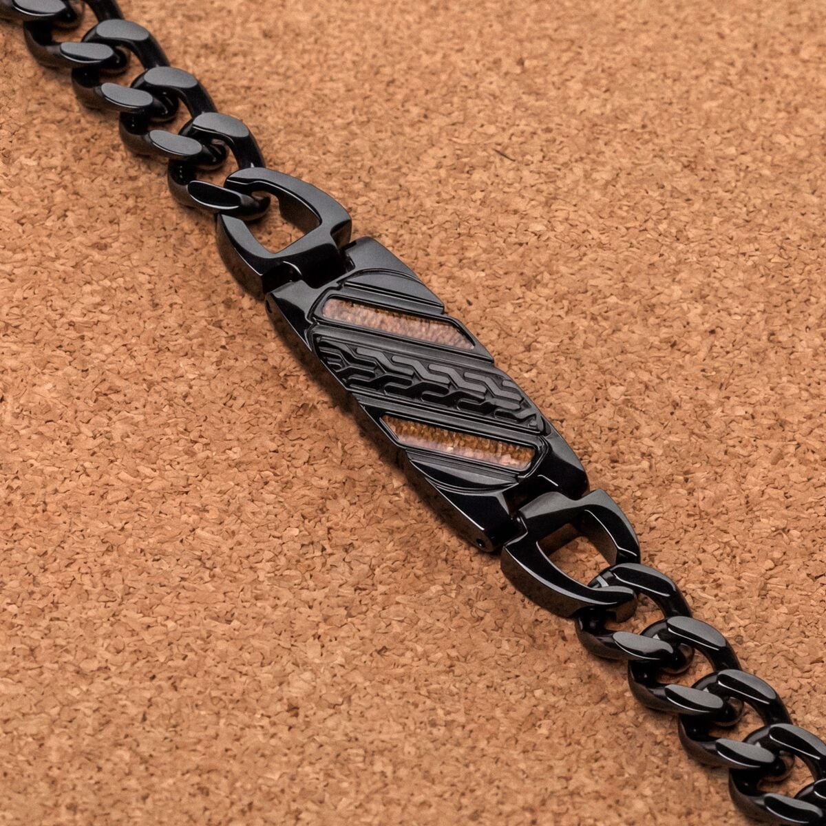 Outlands Armband (Kork/Schwarz)