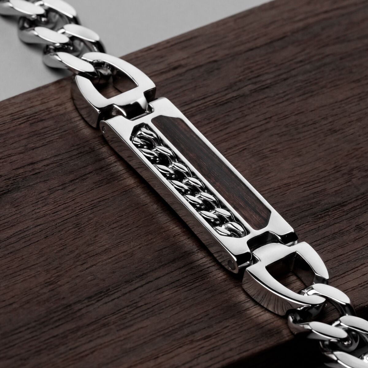 Outlands Armband (Walnuss/Silber)