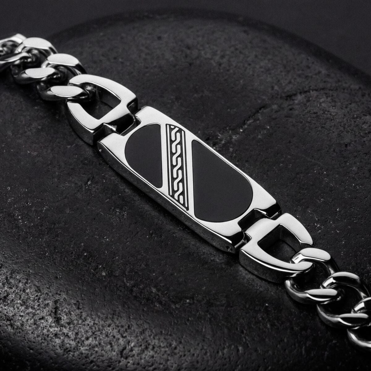 Outlands Armband (Schiefer/Silber)