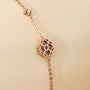 Midsommar Armband (Amethyst/Rosé)