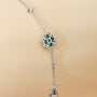 Midsommar Armband (Achat/Silber)