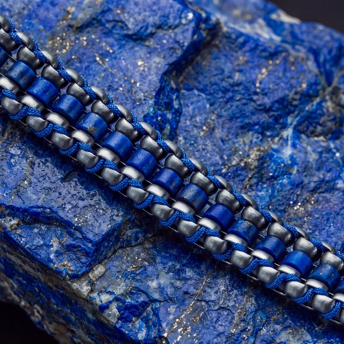 Offroad Armband (Lapislazuli/Grau)