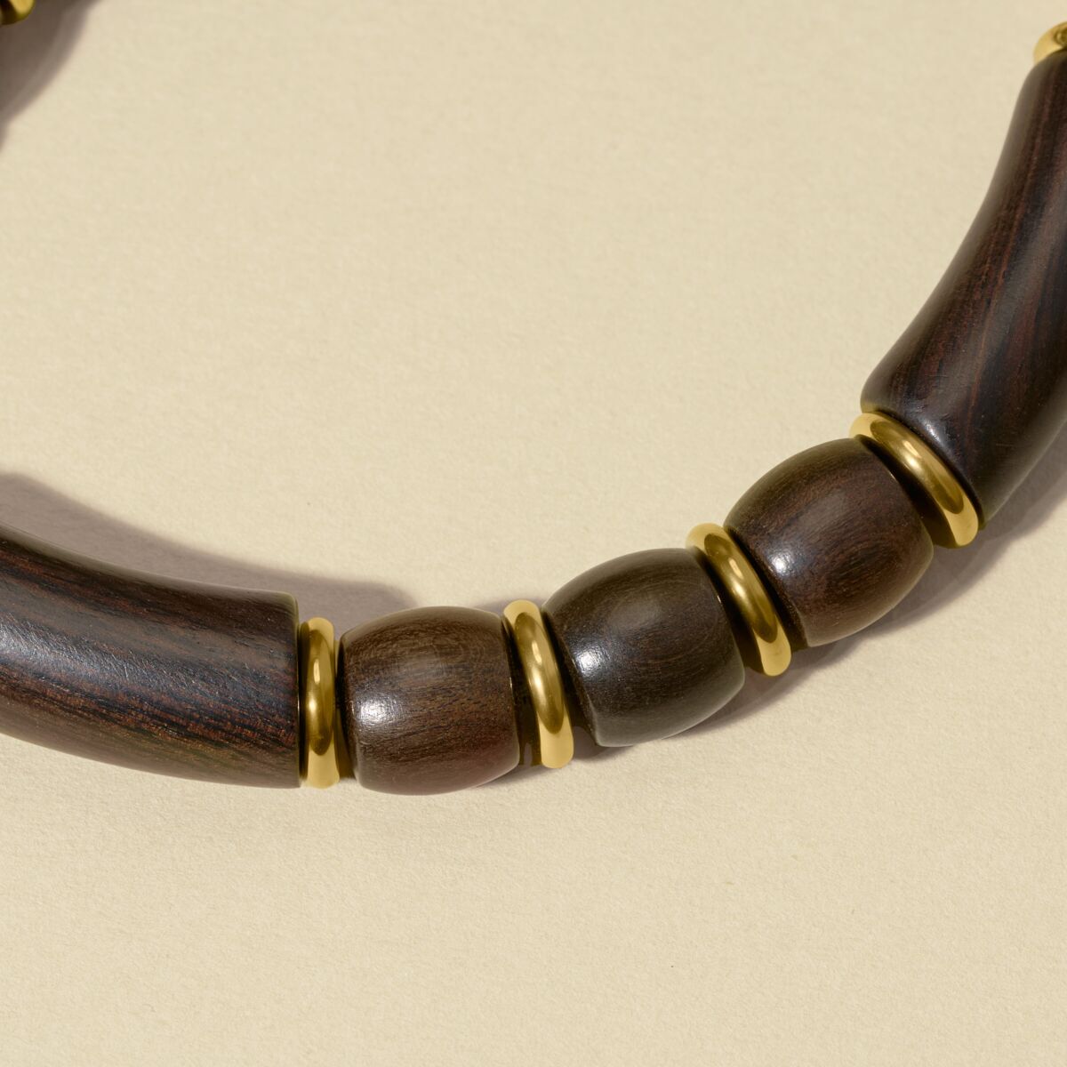 Savannah Armband (Walnuss/Gold)