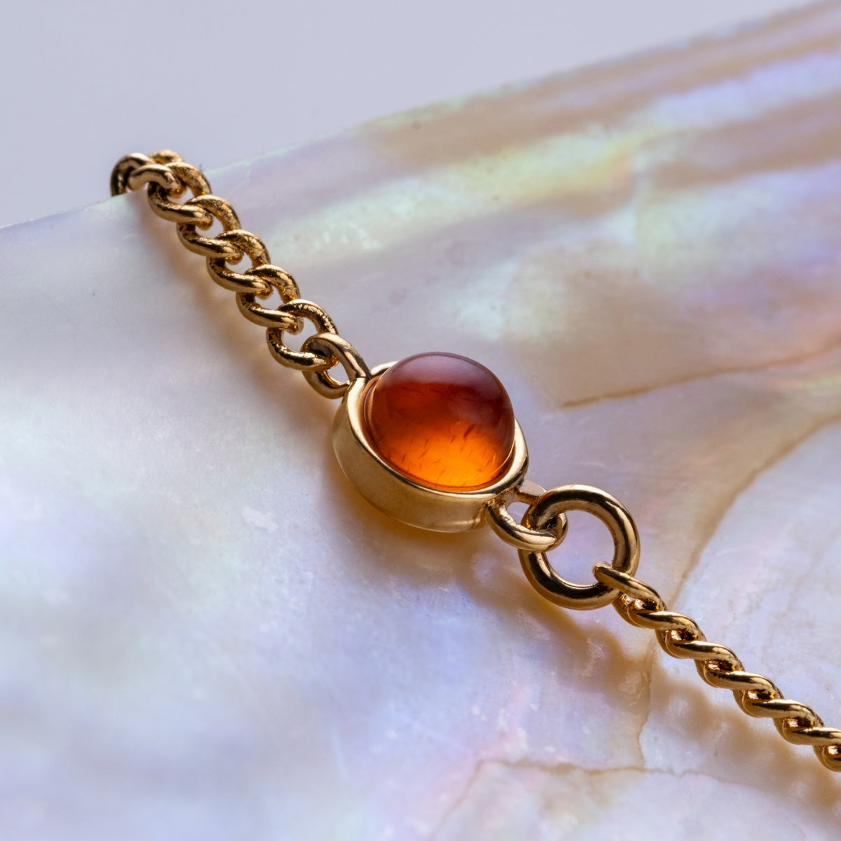 Bracciale Dewdrops (Calcedonio/Oro)