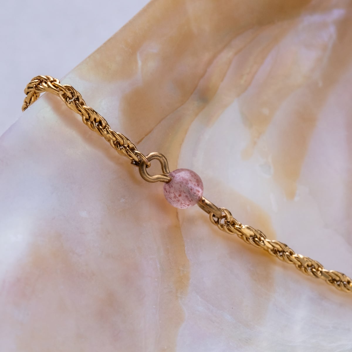 Dewdrops Armband (Sonnenstein/Gold)