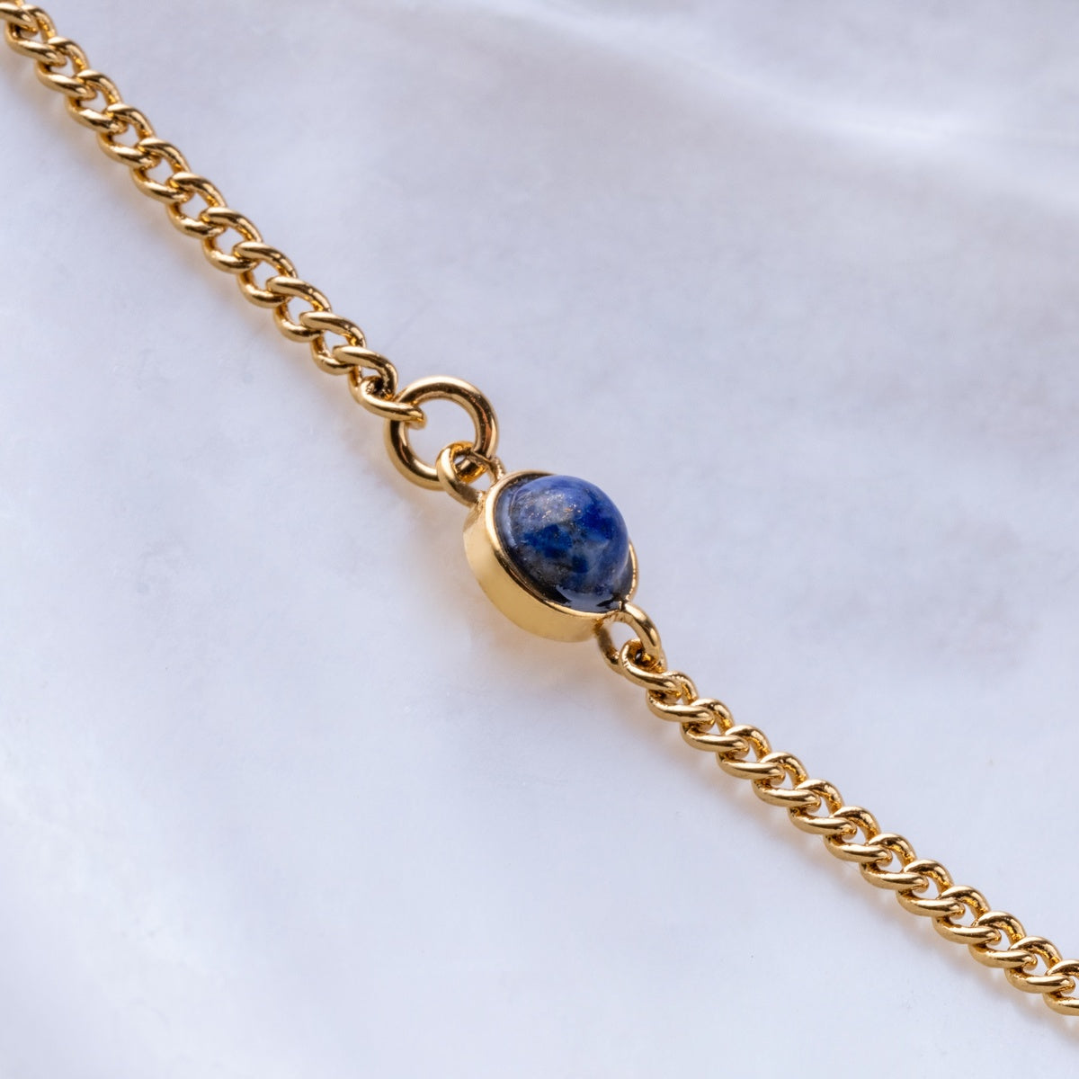 Collana Dewdrops (Lapislazzuli/Oro)