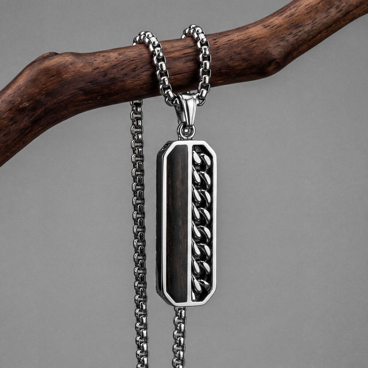 Collana Outlands (Noce/Argento)
