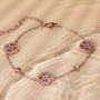 Midsommar Armband (Amethyst/Rosé)