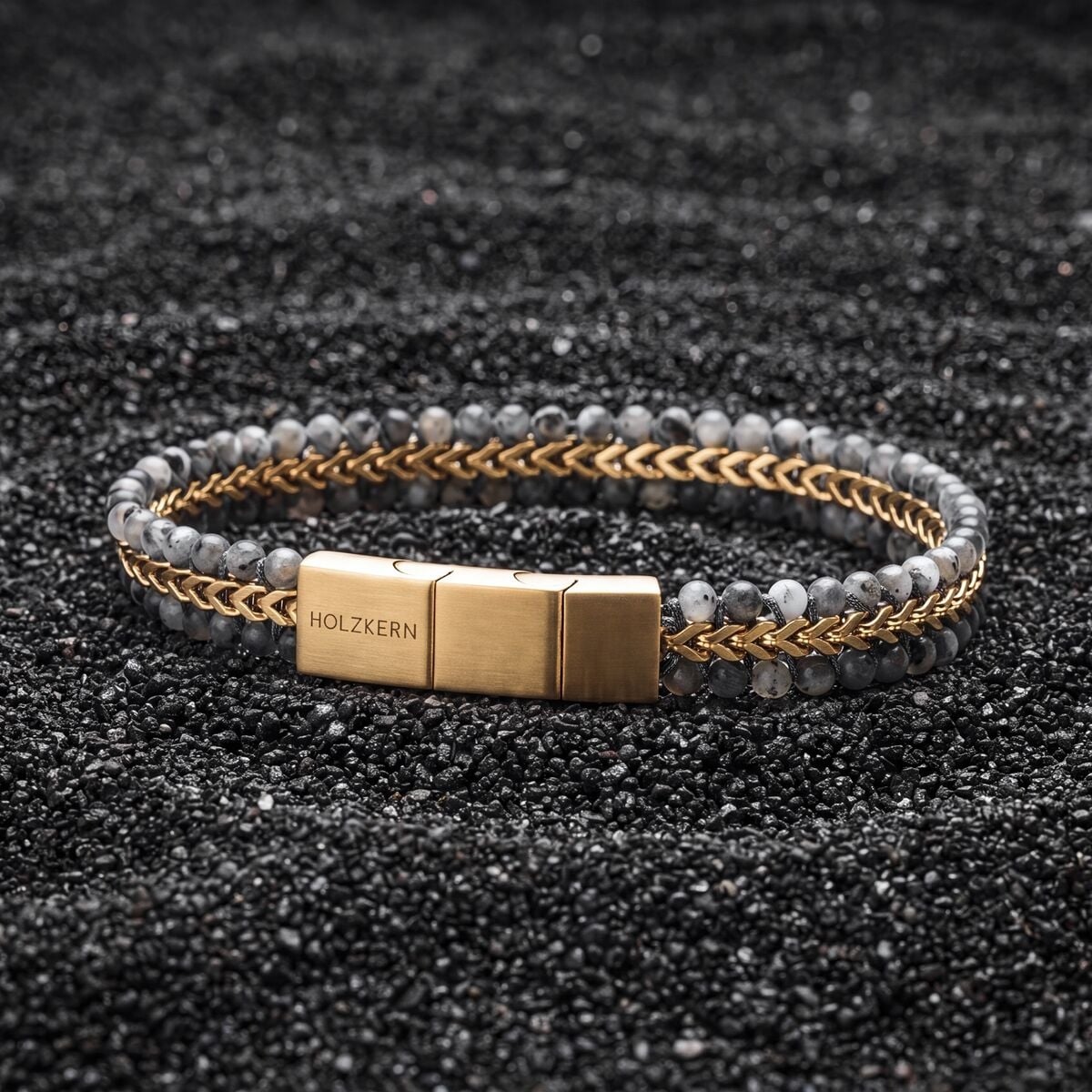 Offroad Armband (Labradorit/Gold)