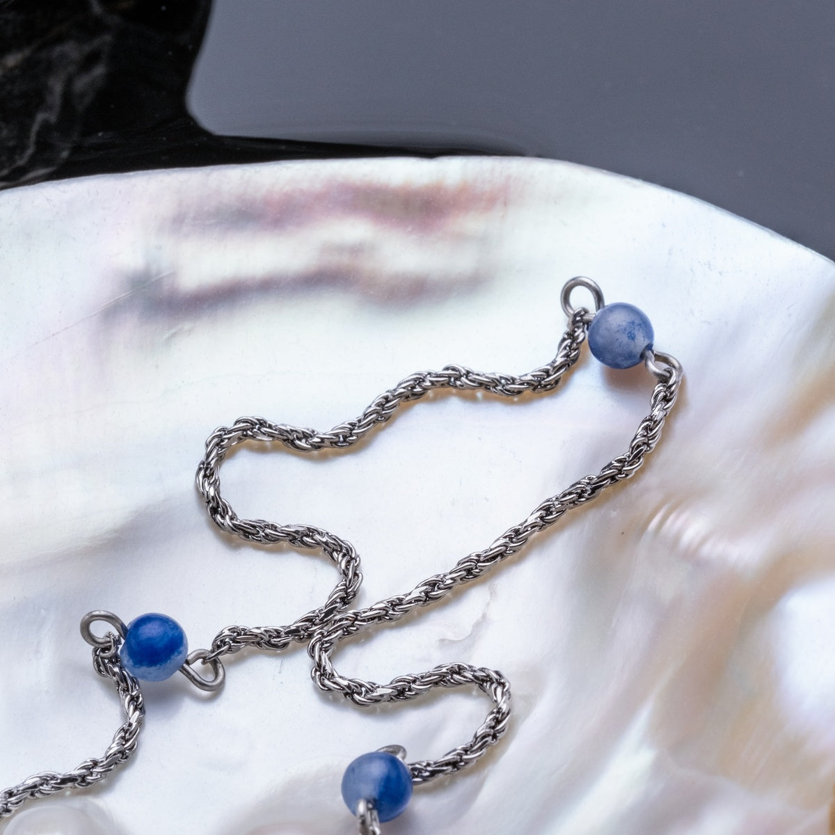 Collana Dewdrops (Avventurina/Argento)