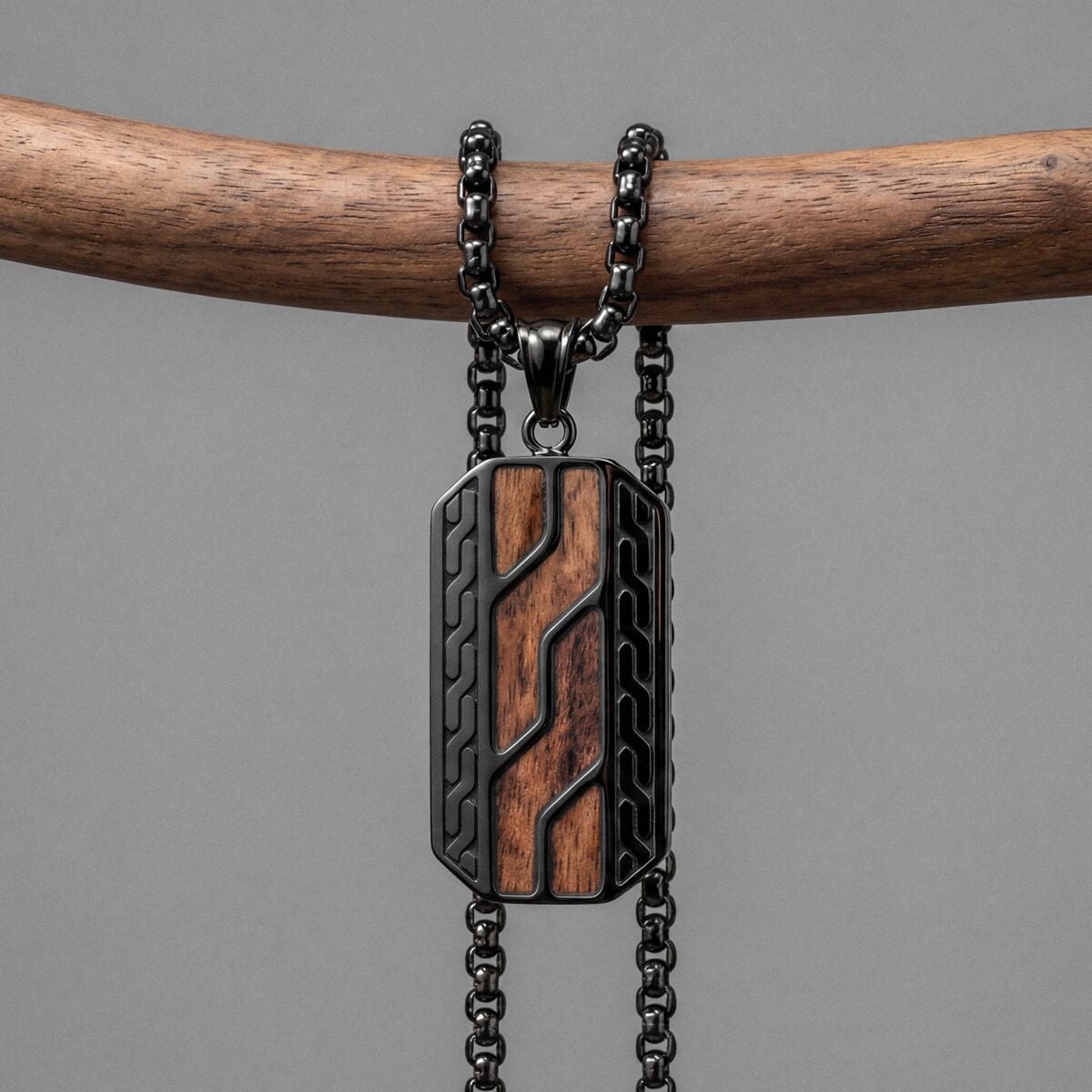 Collana Outlands (Koa/Grigio Scuro)