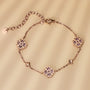 Midsommar Armband (Amethyst/Rosé)