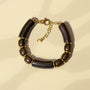 Savannah Armband (Walnuss/Gold)