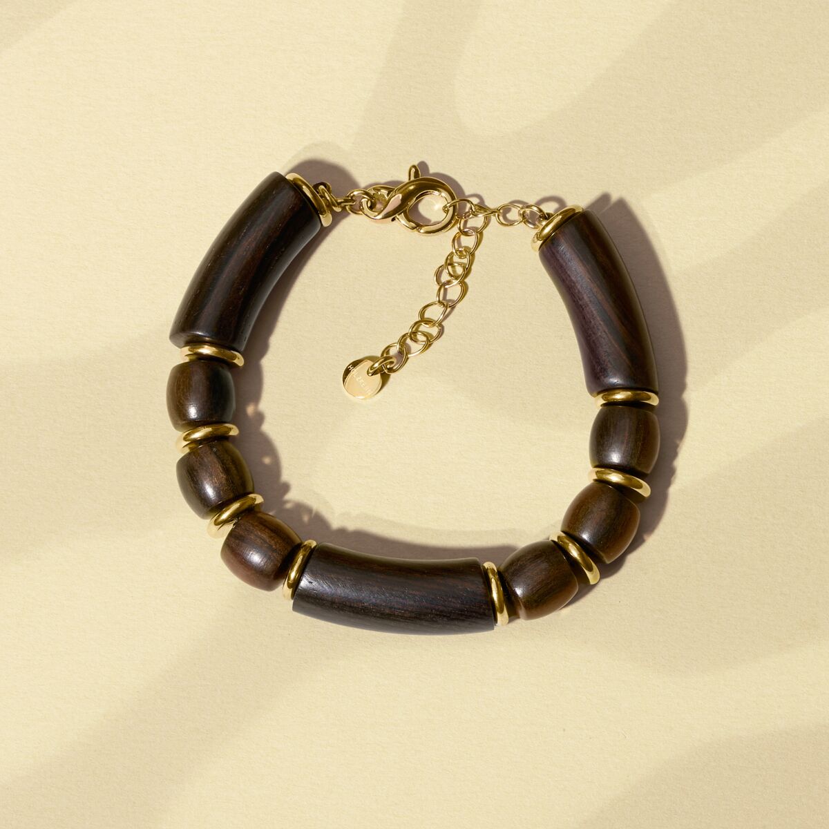 Savannah Armband (Walnuss/Gold)
