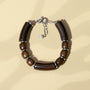 Savannah Armband (Walnuss/Silber)
