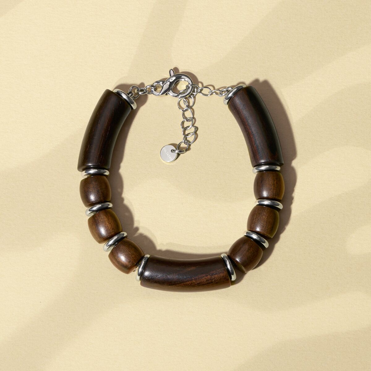 Savannah Armband (Walnuss/Silber)