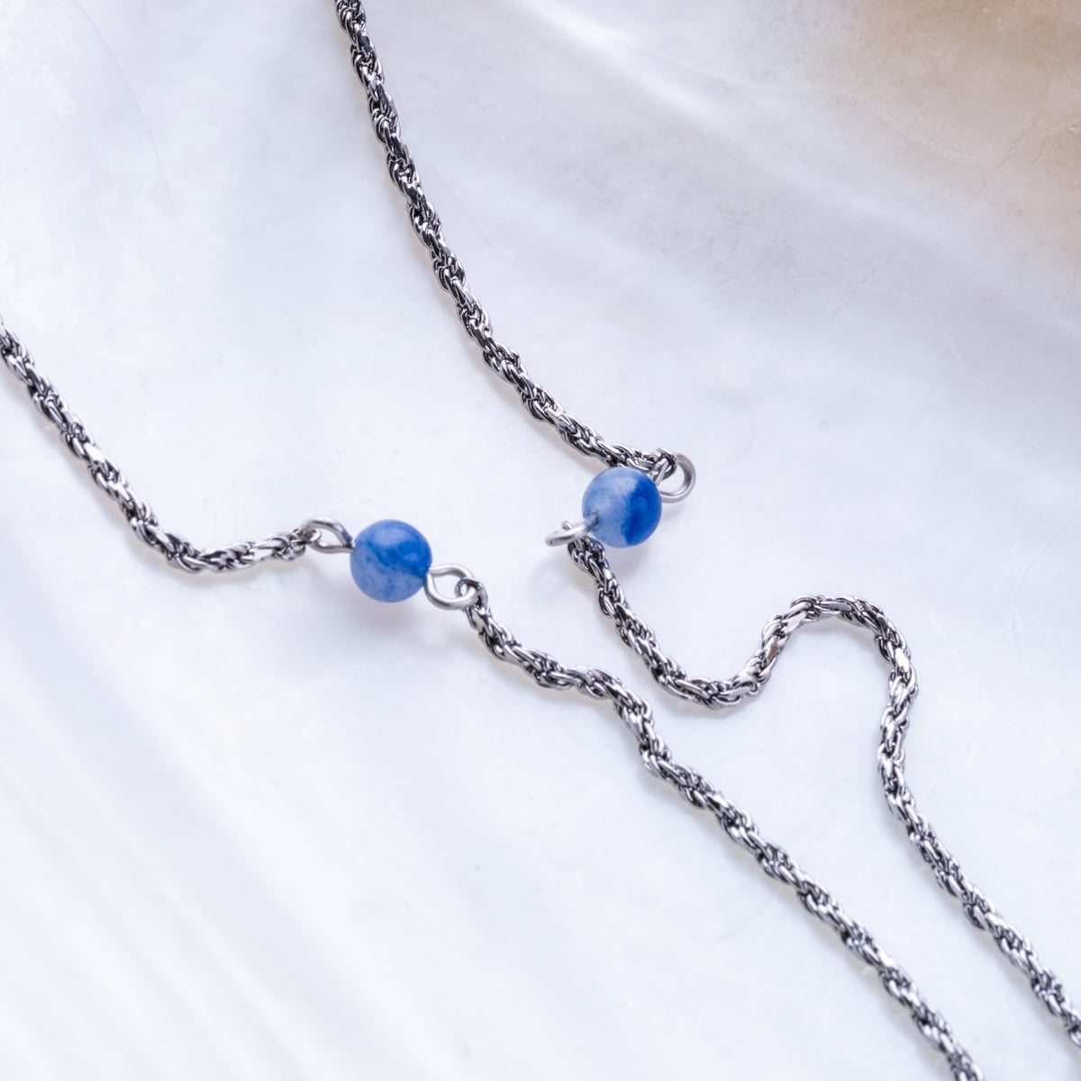 Collana Dewdrops (Avventurina/Argento)