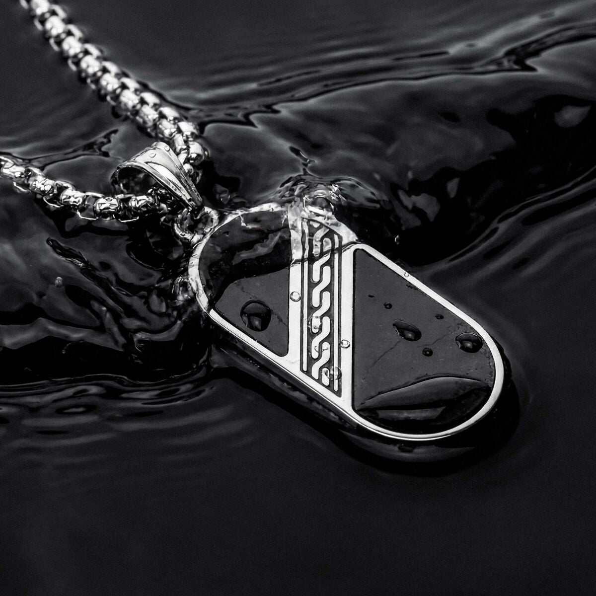 Collana Outlands (Ardesia/Argento)